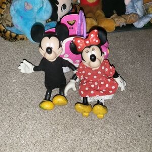 Mickey and Minnie Mouse Toy Set - Black, Red, Yellow